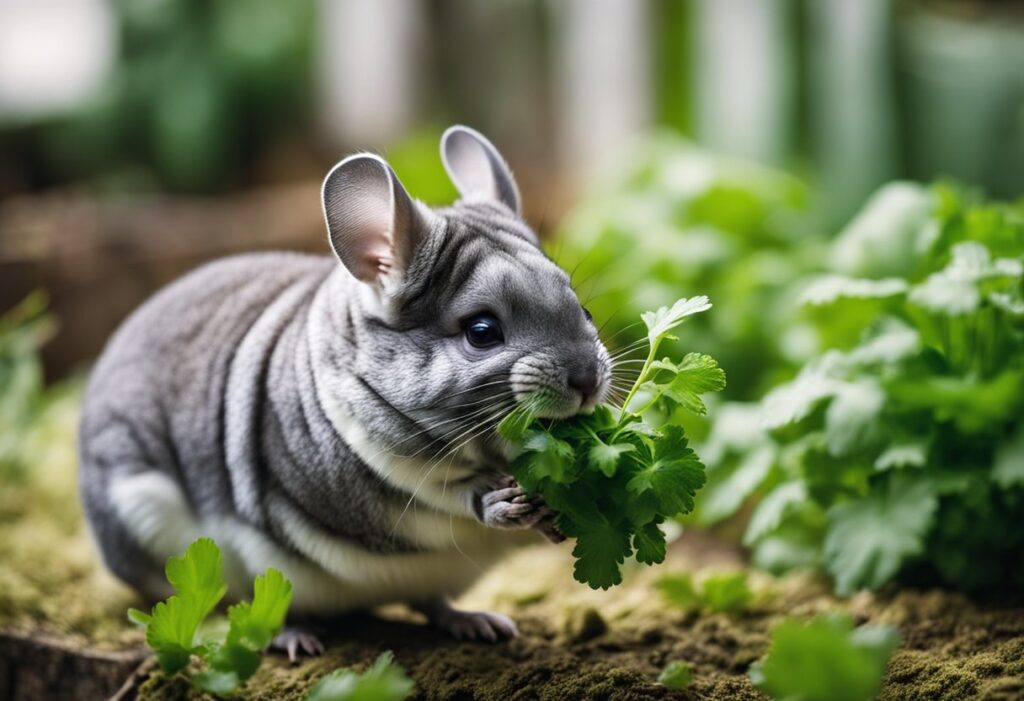 Can Chinchillas Eat Cilantro