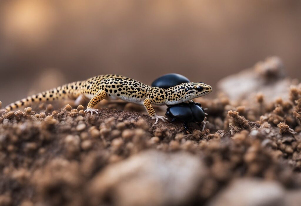 Can Leopard Geckos Eat Black Beetles