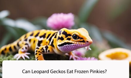 Can Leopard Geckos Eat Frozen Pinkies?