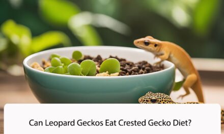 Can Leopard Geckos Eat Crested Gecko Diet?