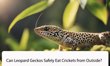 Can Leopard Geckos Eat Crickets from Outside?