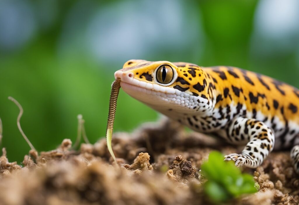 Can Leopard Geckos Eat Fishing Worms