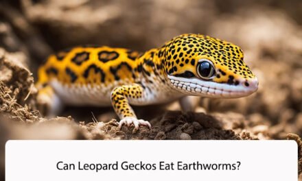 Can Leopard Geckos Eat Earthworms?