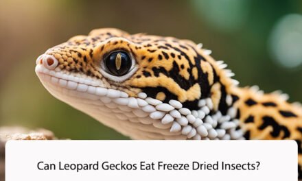 Can Leopard Geckos Eat Freeze Dried Insects?